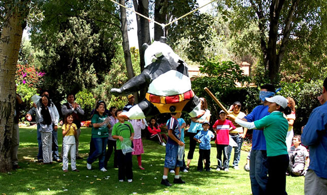 Celebrar una fiesta infantil al aire libre