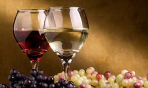 El vino y las copas