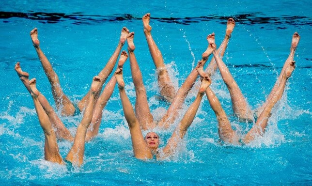 La natación sincronizada