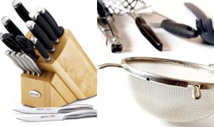 Cuchillos y utensilios más usados en la cocina